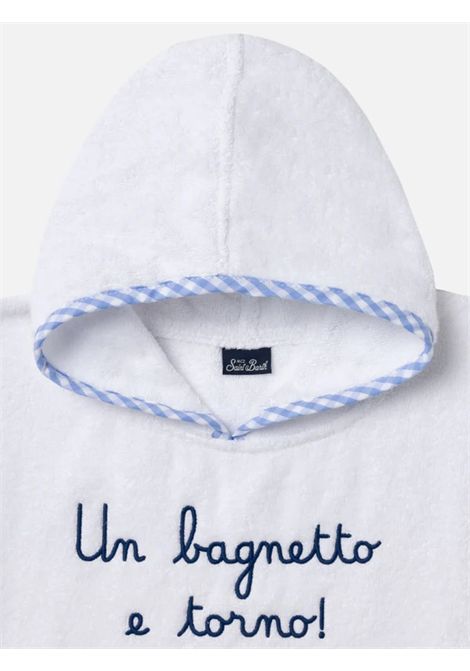 Accappatoio con stampa SAINT BARTH | BAP0001 BABY PONCHO03243H VICHY 0131
